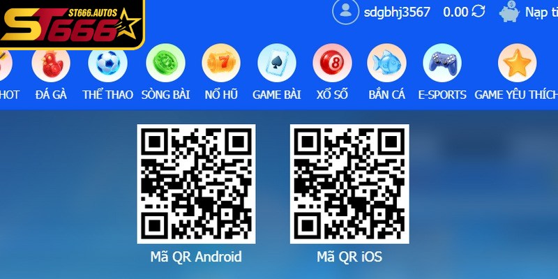 Dễ dàng thực hiện tải app ST666 trên cả hai hệ điều hành phổ biến nhất hiện nay